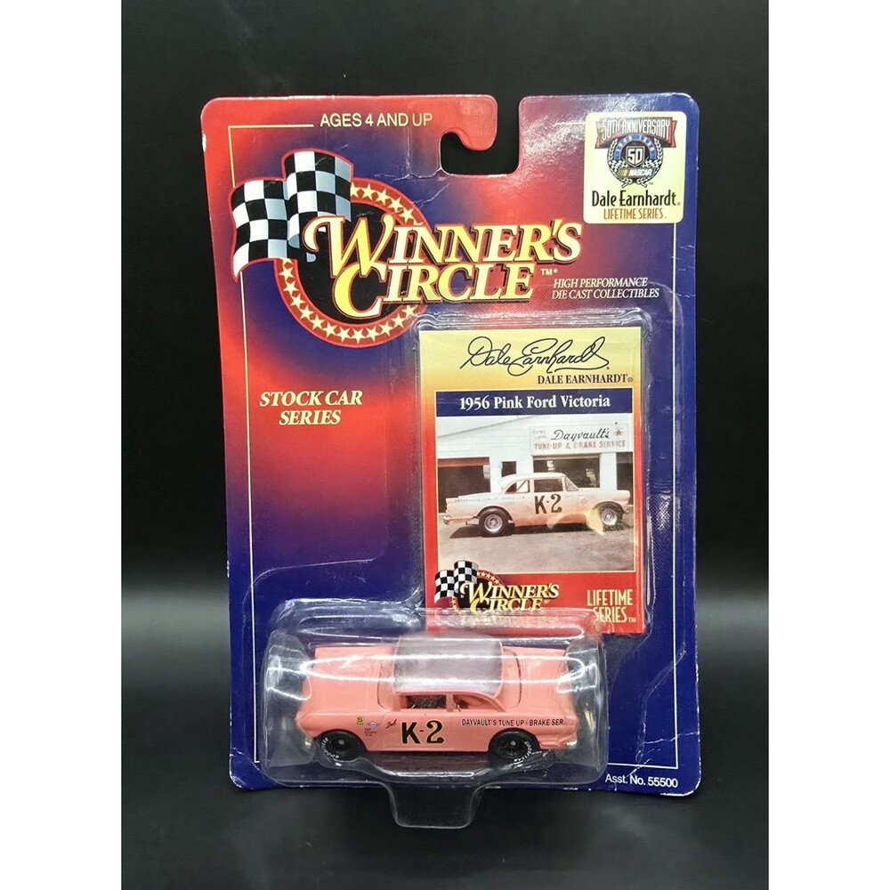 1998 Winners Circle DALE EARNHARDT 1956 K-2 Pink Ford Victoria (1/64)
